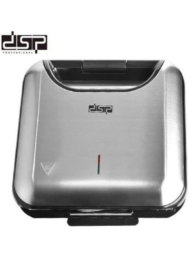 DSP 7-in-1 Waffle and Sandwich Maker, 800W, Removable Plates, Stainless Steel, Non-Stick Coating, DSP Model KC1162 - Image 3